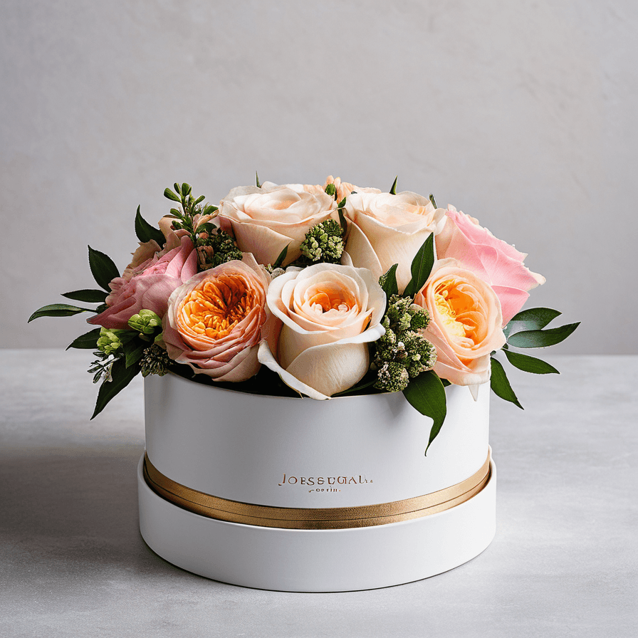 Arreglo de flores preservadas